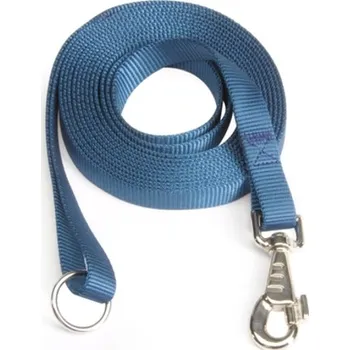 Obojek pro psa CAMON NYLONOVÉ VODÍTKO, 15 mm x 4 m, MODRÁ