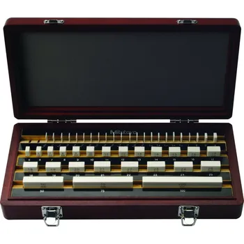 Nivelační přístroj Koncové měrky johansonky, keramické, sada 46 ks, tř. přesnosti 0 (mitu-516-395-10)