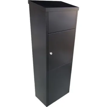 Poštovní schránka DOLS Parcel Box 01 RAL9005 - poštovní schránka na balíky, pro montáž na zem, černá