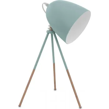 Lampička Světle modrá stolní lampa