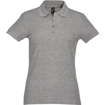 Dámská košile Trikon Dámské polo basic XL Šedá melanž