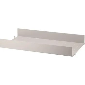police String Police String Metal Shelf High Edge 58 x 30, beige