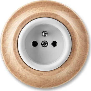 Elektrická zásuvka Stará Krása - Own Imports Zásuvka bílá