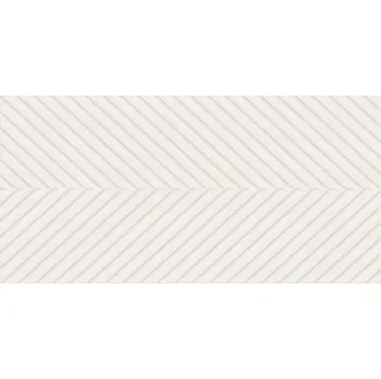 Obklad Feelings bianco sciana C struktura rekt. - obkládačka rektifikovaná 29,8x59,8 bílá matná 160630