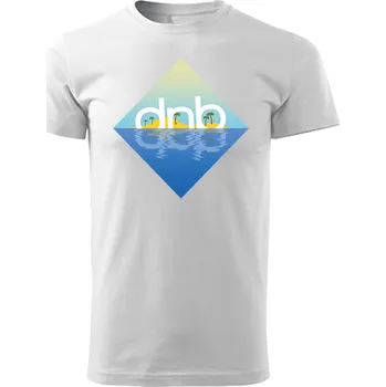 Pánské tričko Pánské tričko DNB Beach Velikost: 4XL, Barva: Bílá