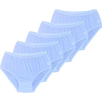 Kalhotky Tinasan Dámské bavleně kalhotky bílé EOU - 5 ks Barva: Bílá, Velikost: L