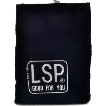 LSP nutrition Velká osuška černá s logem LSP 140x70cm
