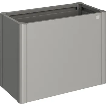Truhlík Biohort Zvýšený truhlík na zeleninu 1 x 0,5 šedý křemen metalíza (Rozměr 102 x 53 x 77 cm)
