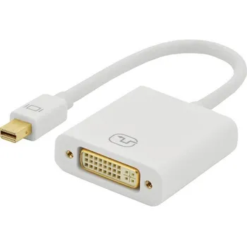 Video kabel Ednet DisplayPort adapter cable, mini DP - DVI (24+5), M / F, 0.15m - 84509