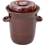 NOHEL GARDEN a.s. Zelák MORAVA s víkem keramický hnědý Obsah: 10 l