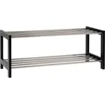 Nordic Living Černý kovový botník Fintan 77,8 cm