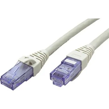 Síťový kabel ROLINE UTP patchkabel kat. 6a, Component Level, 0,3m, LSOH, šedý - 21.15.2981