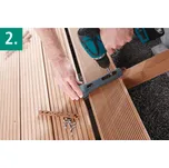 Wolfcraft START-SET TERASA - skryté spoje: vrt.a šroub.pomůcka, 50 spojek, 300 šroubů, držák bitů + Tx20 6971000