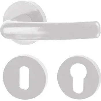 Dveřní kování Holar Klasik K 05 rozetové dveřní kování - bílá