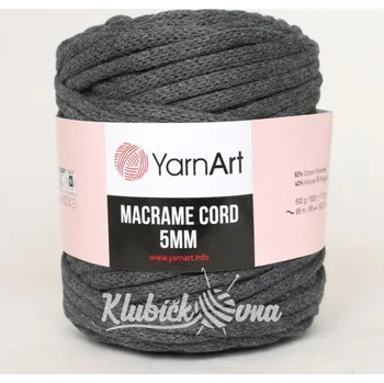 Příze Yarn Art Macrame Cord 5 mm 85 m 758 Šňůra