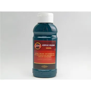 Výtvarná barva Koh-i-noor Barva akrylová 500ml zeleň tmavá Koh-i-noor 1627/0510 247