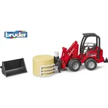 Bruder 2192 Nakladač Schäffer s kleštěmi na balíky
