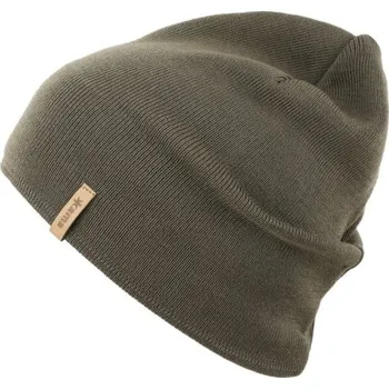 Sušička Kama pletená Merino čepice A160 106 - tmavě zelená UNI