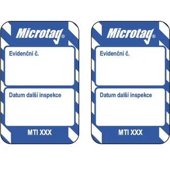 Samolepící etiketa Štítek pro datum další kontroly MINI