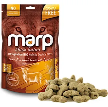 Krmivo pro psa Marp Holistic – Jehněčí pamlsky s petrželí bez obilovin 3x150g