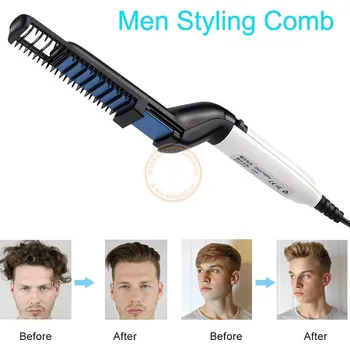 hřeben Elektrický hřeben na úpravu vlasů Černá