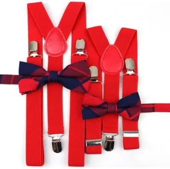 Motýlek Combo motýlek a kšandy Miranda Red Káro