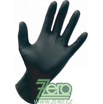 Vyšetřovací rukavice Rukavice jednorázové nitrilové (M) - černé