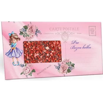 Čokoláda Selllot, s.r.o., K Hájům 34, 155 00 Praha 5 - Vyrobeno v EU Pro bezva holku - mléčná čokoláda s posypem jahoda 100 g