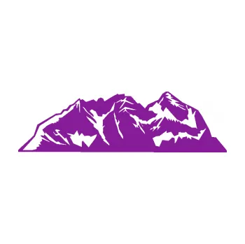 Samolepící dekorace Krajina hory 024 levá (14 - fialová) SAMOLEPKA NA AUTO, NÁLEPKA, FÓLIE, POLEP, TUNING, VLASTNÍ TEXT, TISK, AUTOSAMOLEPKY.cz, POLEPY, OBRÁZEK, LOGO, 3D STICKERS