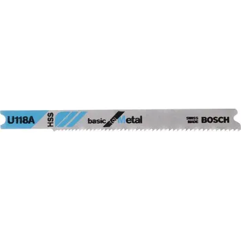 Přímočará pila Bosch 2608631511 Pilový plátek do kmitací pily U 118 A Basic for Metal