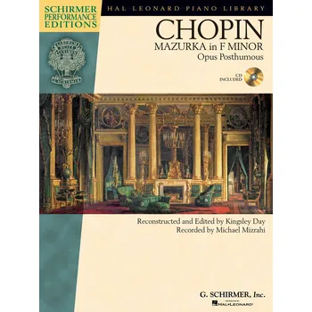 CHOPIN - Mazurka in F Minor, Opus Posthumous (Op.68, No. 4) + CD / sólo klavír