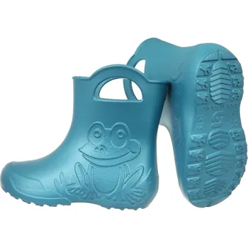 Chlapecká obuv Holínky gumáčky Camminare žabka metallic kovově modré petrolejové velikost: 32/33