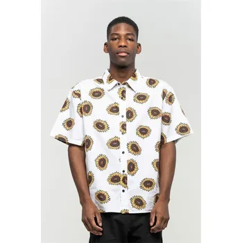 Pánská košile SANTA CRUZ košile - Sunflower Shirt White (WHITE) velikost: M