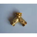 EXTOL Premium Mosazná rozdvojka 3/4" s ventilky