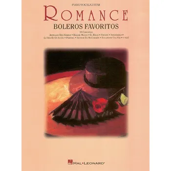 Hudebniny ROMANCE Boleros Favoritos - klavír / zpěv / kytara