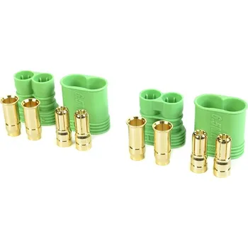 RC náhradní díl Revtec Konektor zlacený CC 6.5mm (2 páry)