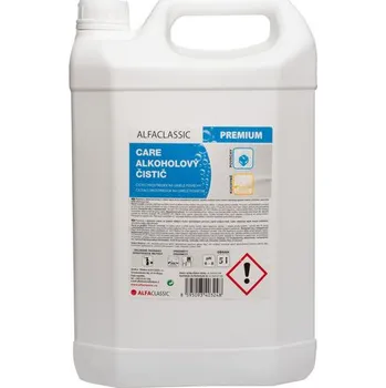 AlfaClassic CARE ALKOHOLOVÝ ČISTIČ PREMIUM, 5 l, čisticí prostředek na umělé povrchy
