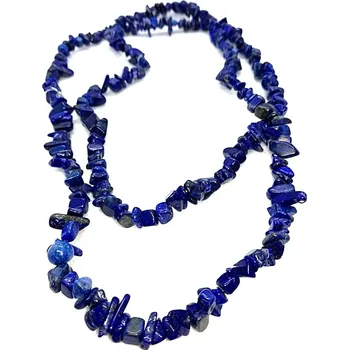 Náhrdelník Lapis lazuli náhrdelník sekaný, dlouhý cca 85 cm