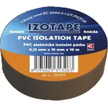 Páska izolační PVC 15/10m hnědá