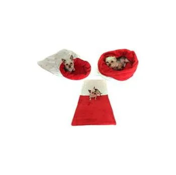 Pelíšek pro psa Marysa pelíšek 3v1 pro psy, srdíčka/červený, velikost XL