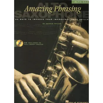 AMAZING PHRASING by Dennis Taylor + CD / altový saxofon