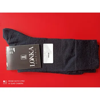 PETIR- pánské ponožky LONKA černé 39-42 (26-28)