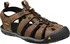 Pánské sandále Keen Clearwater CNX Leather M Dark Earth/Black