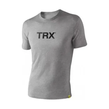 Pánské tričko TRX® Originál tričko TRX pánské – šedé s černým nápisem, vel. S