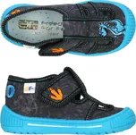 Bačkůrky botičky plátěnky 3F Saturn 2Sk5/4 dinosaurem velikost: 23