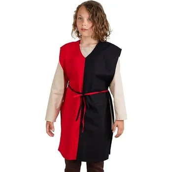 Karnevalový kostým imago Tabard pro děti, červeno-černý, velikost 146/152