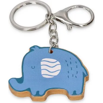 NEF Dětská dřevěná klíčenka - Sloník