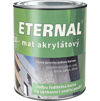 univerzální barva Univerzální barva Eternal mat akrylátový černý 0,7 kg