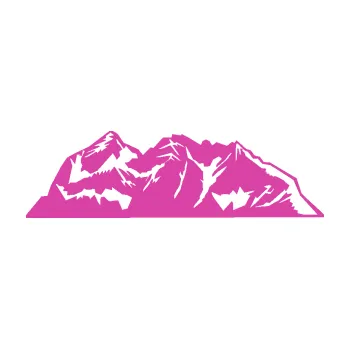 Samolepící dekorace Krajina hory 024 pravá (16 - růžová) SAMOLEPKA NA AUTO, NÁLEPKA, FÓLIE, POLEP, TUNING, VLASTNÍ TEXT, TISK, AUTOSAMOLEPKY.cz, POLEPY, OBRÁZEK, LOGO, 3D STICKERS