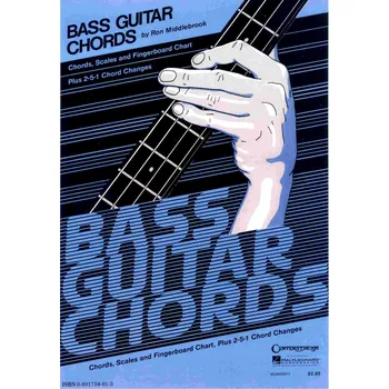 Hudebniny BASS GUITAR CHORDS CHART / basová kytara + tabulatura